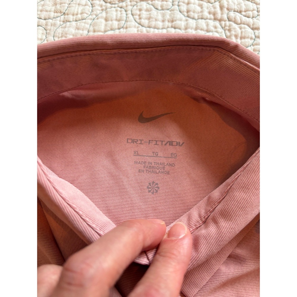 Nike Dri-FIT ADV Womens Sleeveless Golf Polo Rose Pink Size XL - Picture 7 of 7